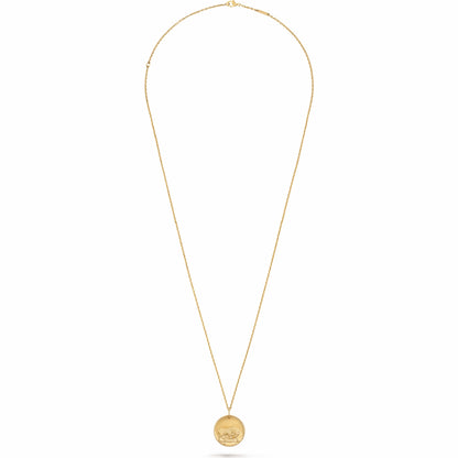 VCARP7SQ00 solid version light gold Aries pendant constellation