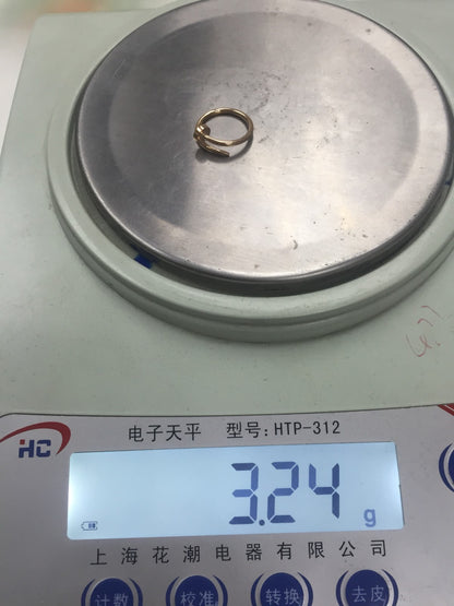 KDY-B4225800小号光金钉子戒指客版