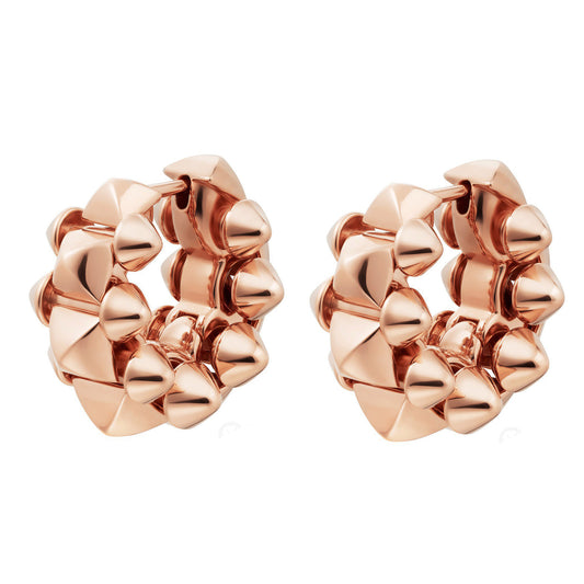 KDY-B8301444 pyramid pointed cone earrings