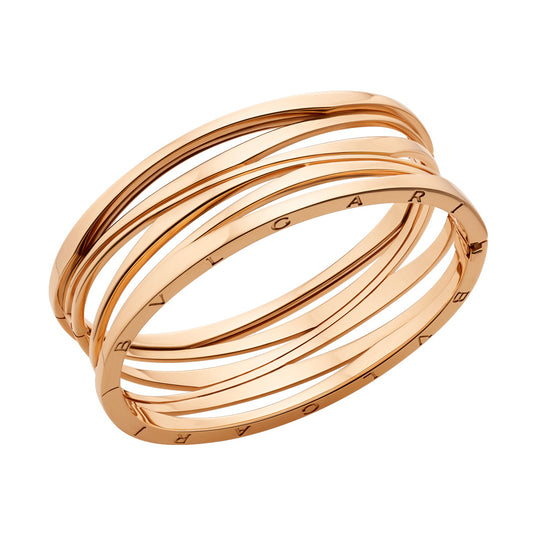 BGL-BR858070 streamlined hollow light gold bracelet