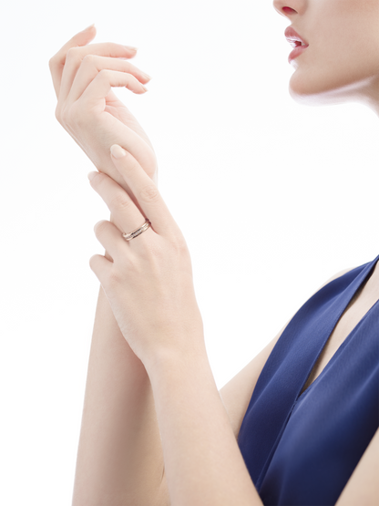 BGL-AN854461 guest version ultra-narrow version diamond cap ring