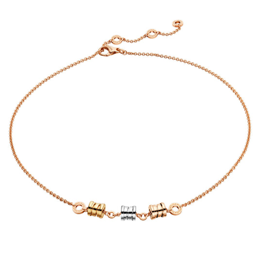 BGL351089CL857395 small spring light gold guest version bolt chain pendant necklace