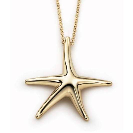 TIF21912836 light gold starfish pendant