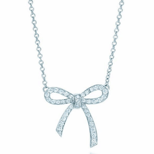 TIF18276866 full diamond bow large pendant