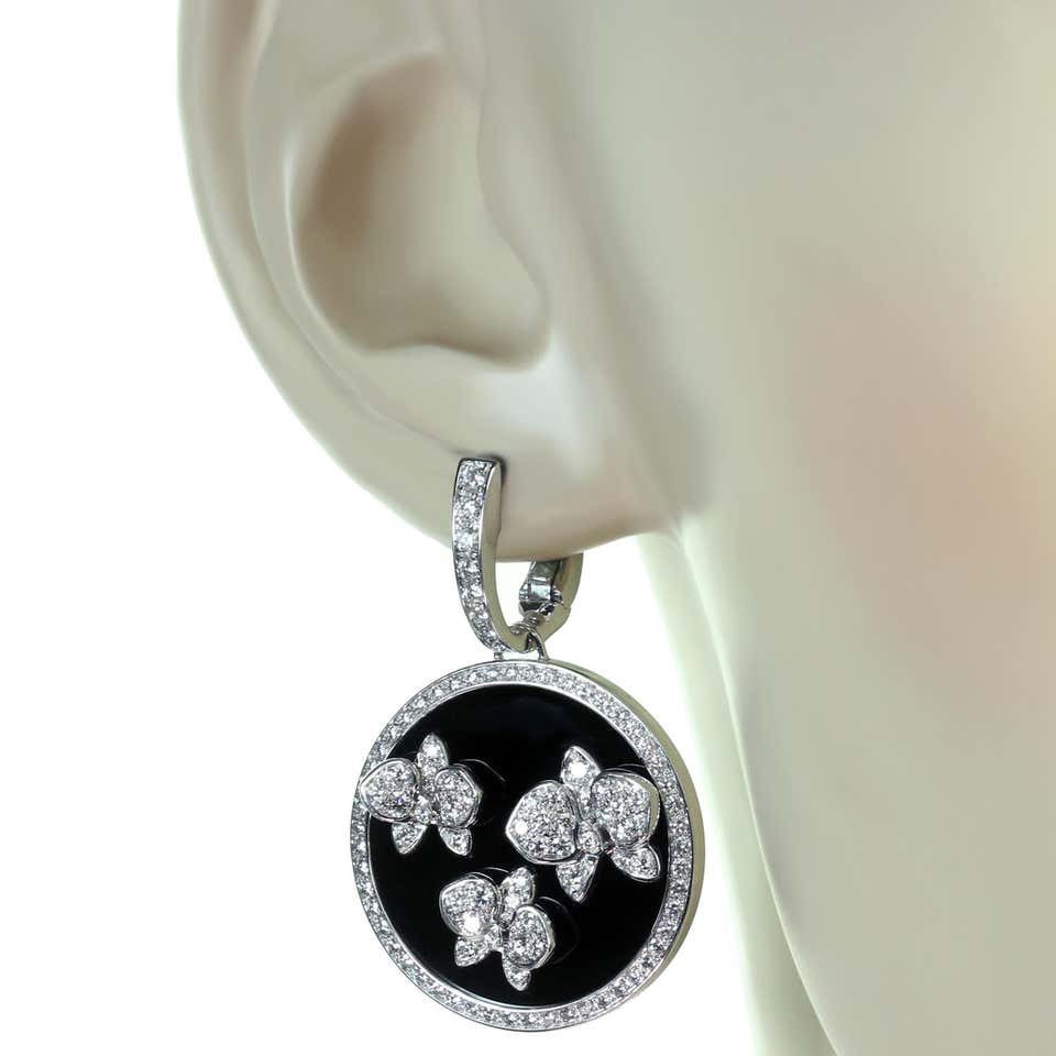 KDY-N8050400 butterfly flower round earrings ear clap