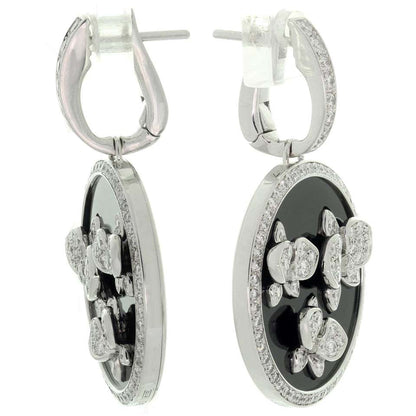 KDY-N8050400 butterfly flower round earrings ear clap