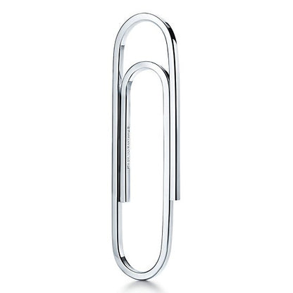 TIF88875491 light gold paper clip brooch