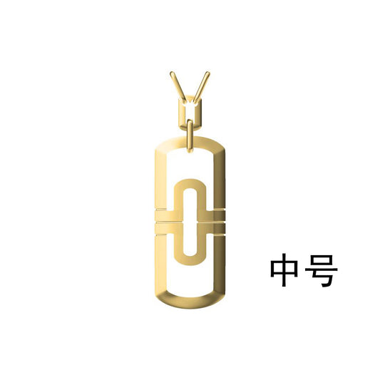 BGL-CL515675光金中号中字吊坠