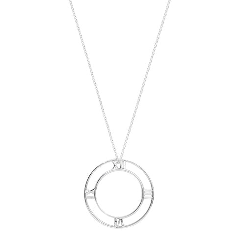 TIF9901047 light gold Roman ring pendant