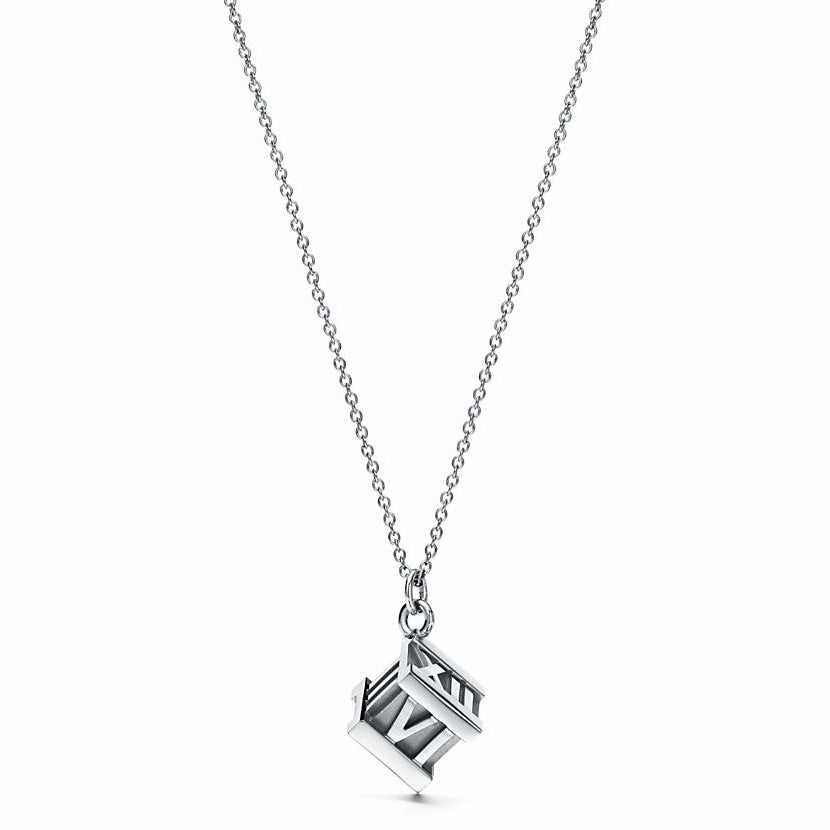 TIF71771001 square light gold Roman pendant