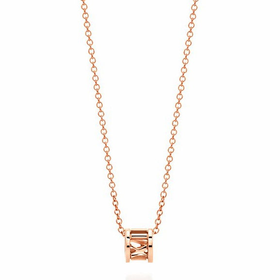 TIF23819298 light gold Roman numeral pendant