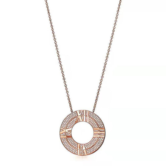 TIF34553488 full diamond Roman disc pendant