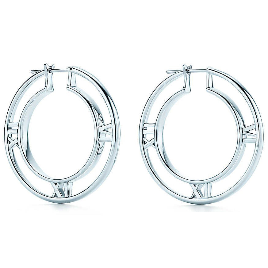TIF10636895 Roman light gold hoop earrings