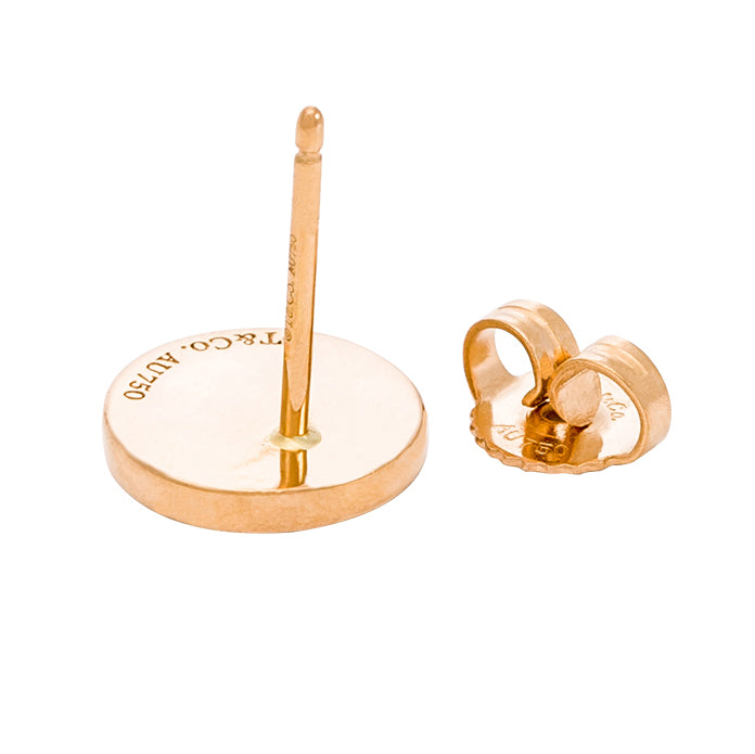 TIF22234335 single diamond round Roman stud earrings