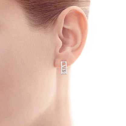 TIF43608268 light gold Roman half circle earrings