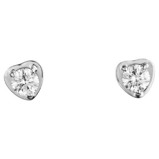 KDY-B8042000 heart-shaped ear stud earrings