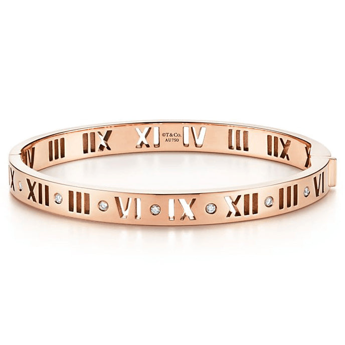 TIF58324034 guest version hollow diamond Roman bracelet