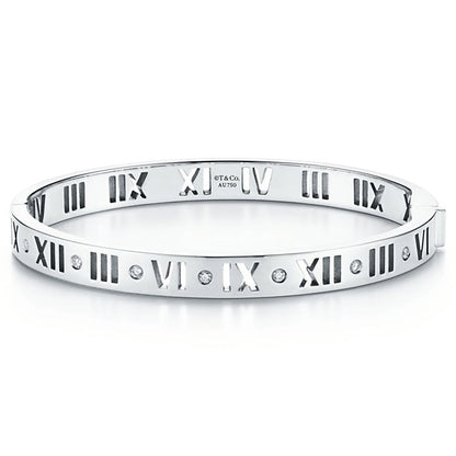 TIF58324034 guest version hollow diamond Roman bracelet