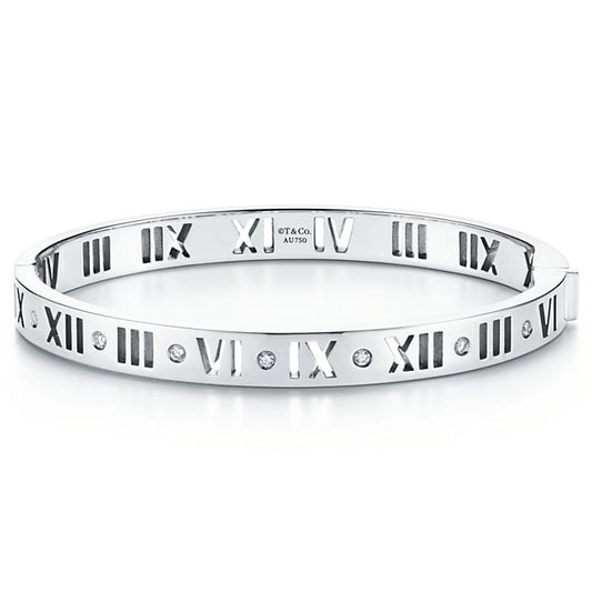 TIF58324034 guest version hollow diamond Roman bracelet