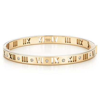 TIF58324034 guest version hollow diamond Roman bracelet