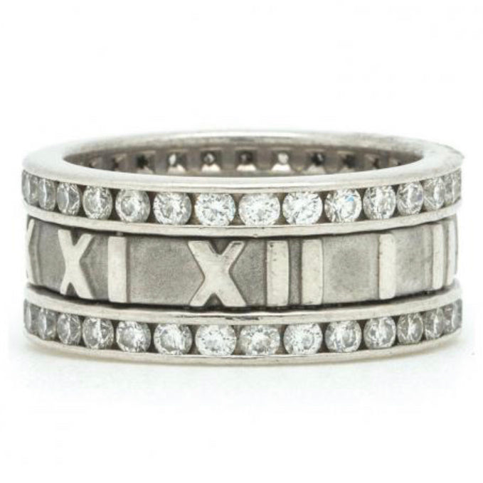 TIF27725999 diamond Roman font ring