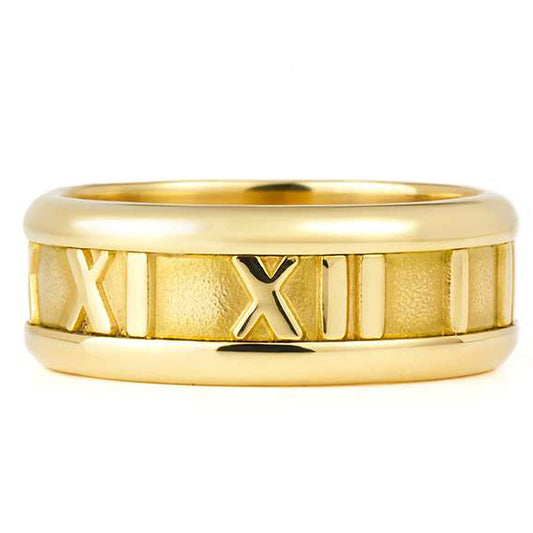 TIF20717089 light gold Roman numeral ring