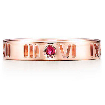 TIF6478779 single diamond hollow narrow ring