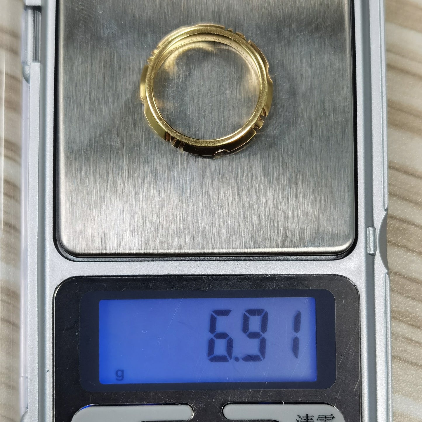 TIF:67786726 guest version four diamond Roman numeral sword spine ring