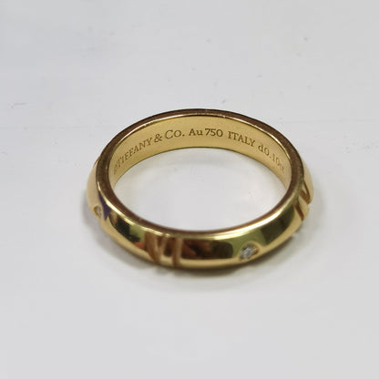 TIF:67786726 guest version four diamond Roman numeral sword spine ring