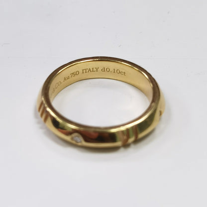TIF:67786726 guest version four diamond Roman numeral sword spine ring