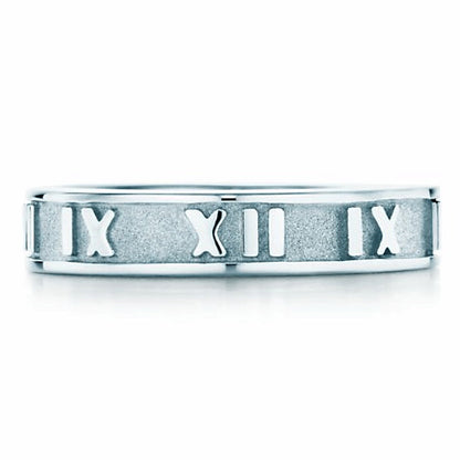 TIF92626160 light gold solid Roman ring