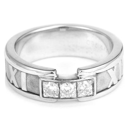 TIF88208584 guest version three diamond Roman font wide ring