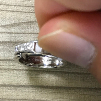 TIF88208584 guest version three diamond Roman font wide ring
