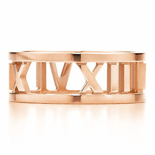 TIF79020335 light gold Roman hollow ring