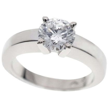 KDY-N4184900四爪光金直臂钻戒指1ct