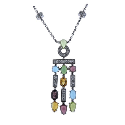 BGL-CL786058 straight colored treasure necklace