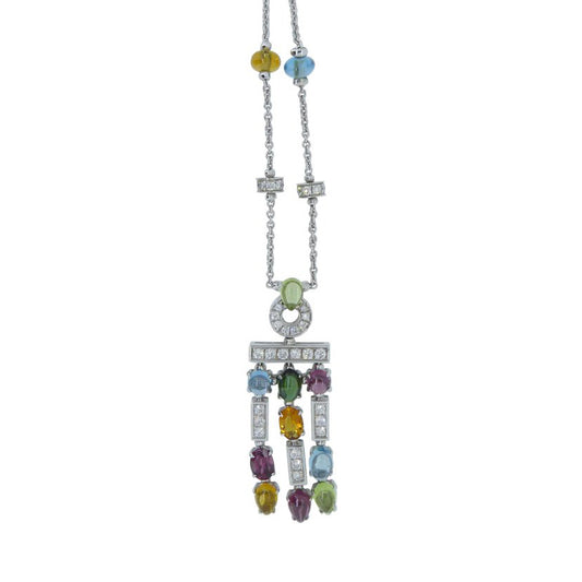 BGL-CL786058 straight colored treasure necklace