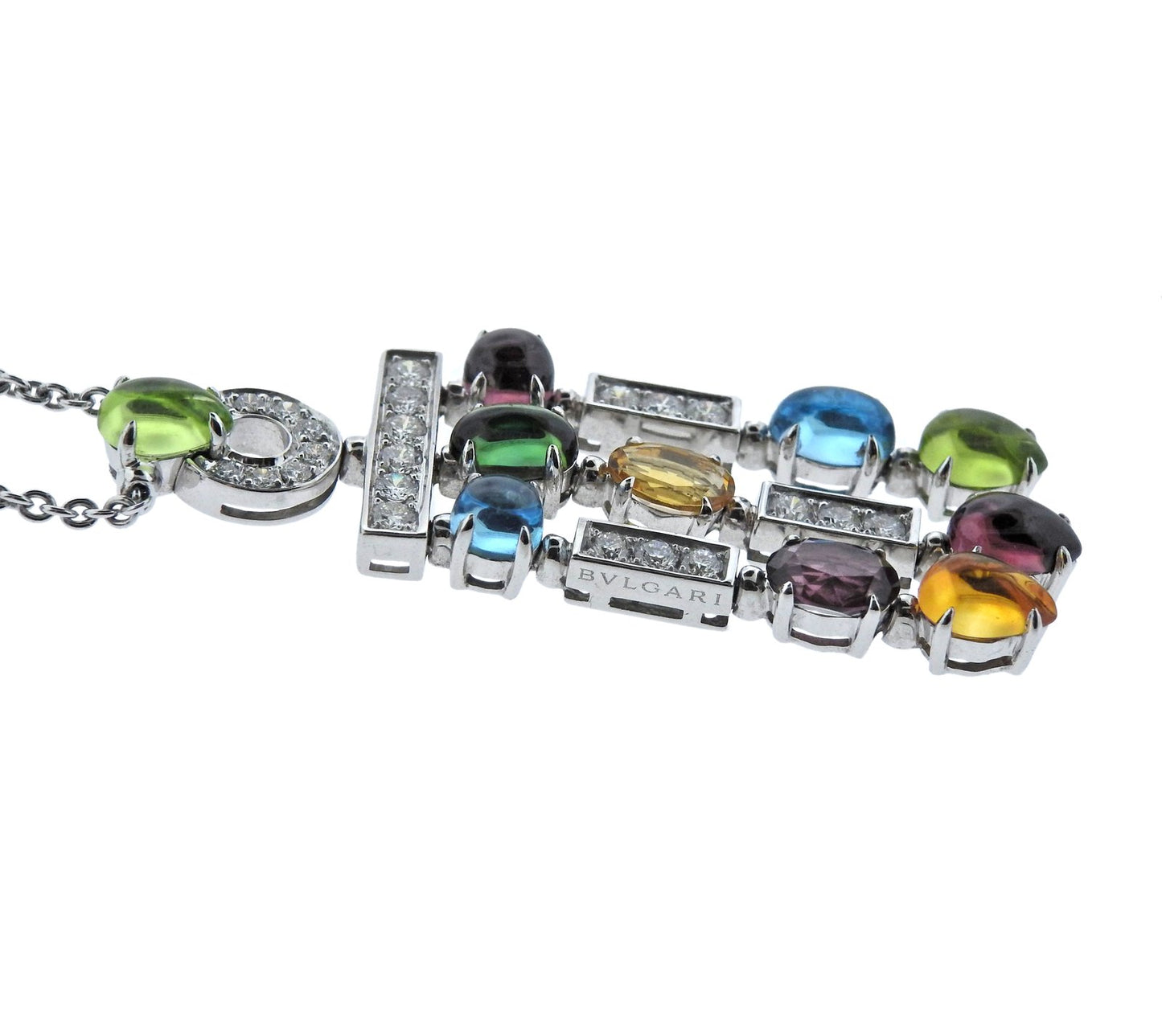 BGL-CL786058 straight colored treasure necklace