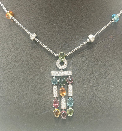 BGL-CL786058 straight colored treasure necklace