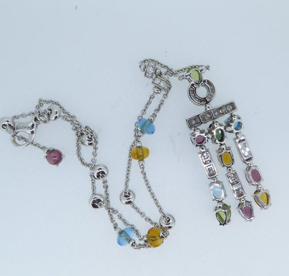 BGL-CL786058 straight colored treasure necklace