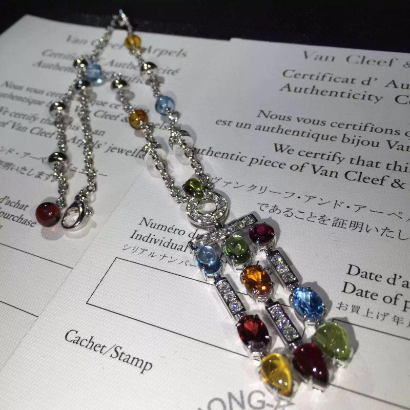 BGL-CL786058 straight colored treasure necklace