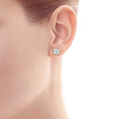 TIF97027149 snowflake marquise diamond earrings