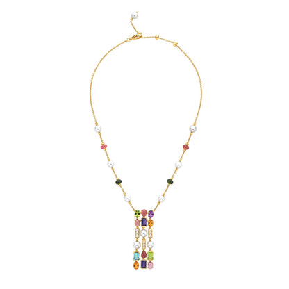 BGL-334668-CL852112 straight colored treasure necklace