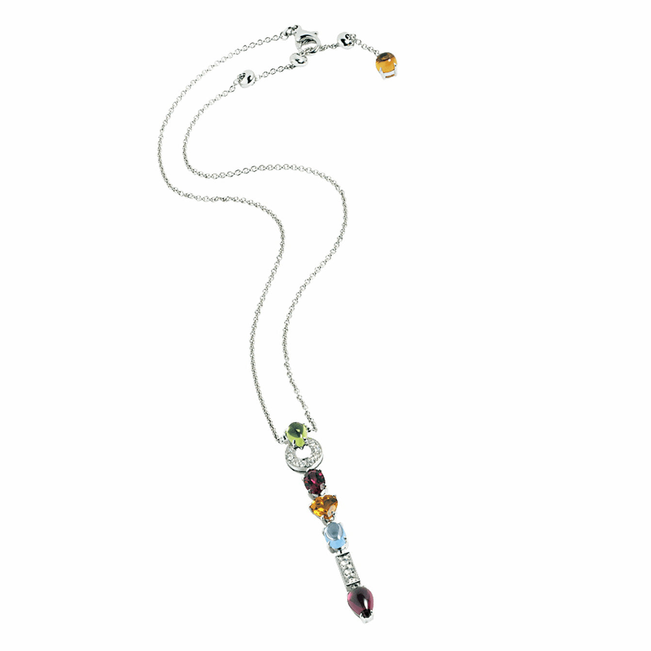 BGL-339373-CL853229 straight colored treasure necklace