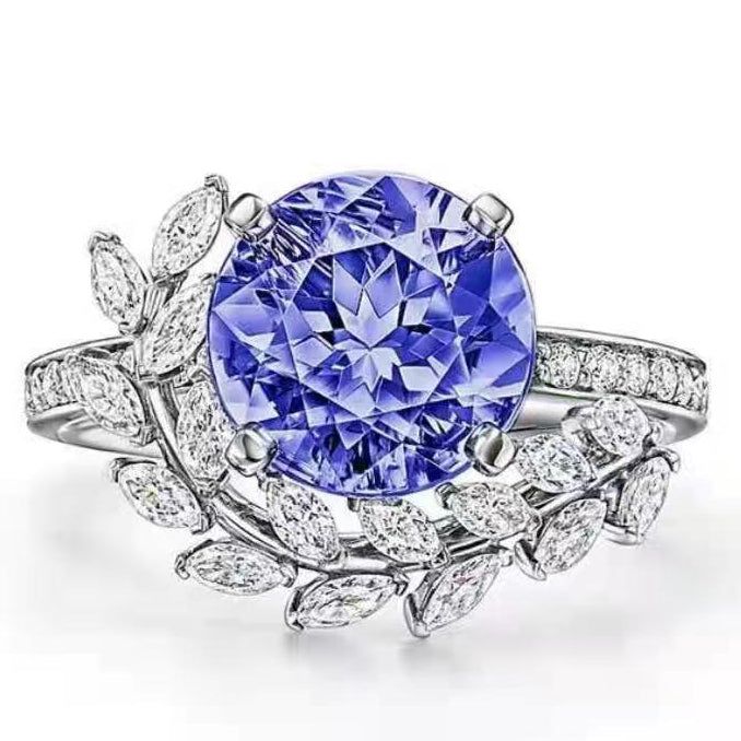 TIF68268117 Marquise leaf female ring