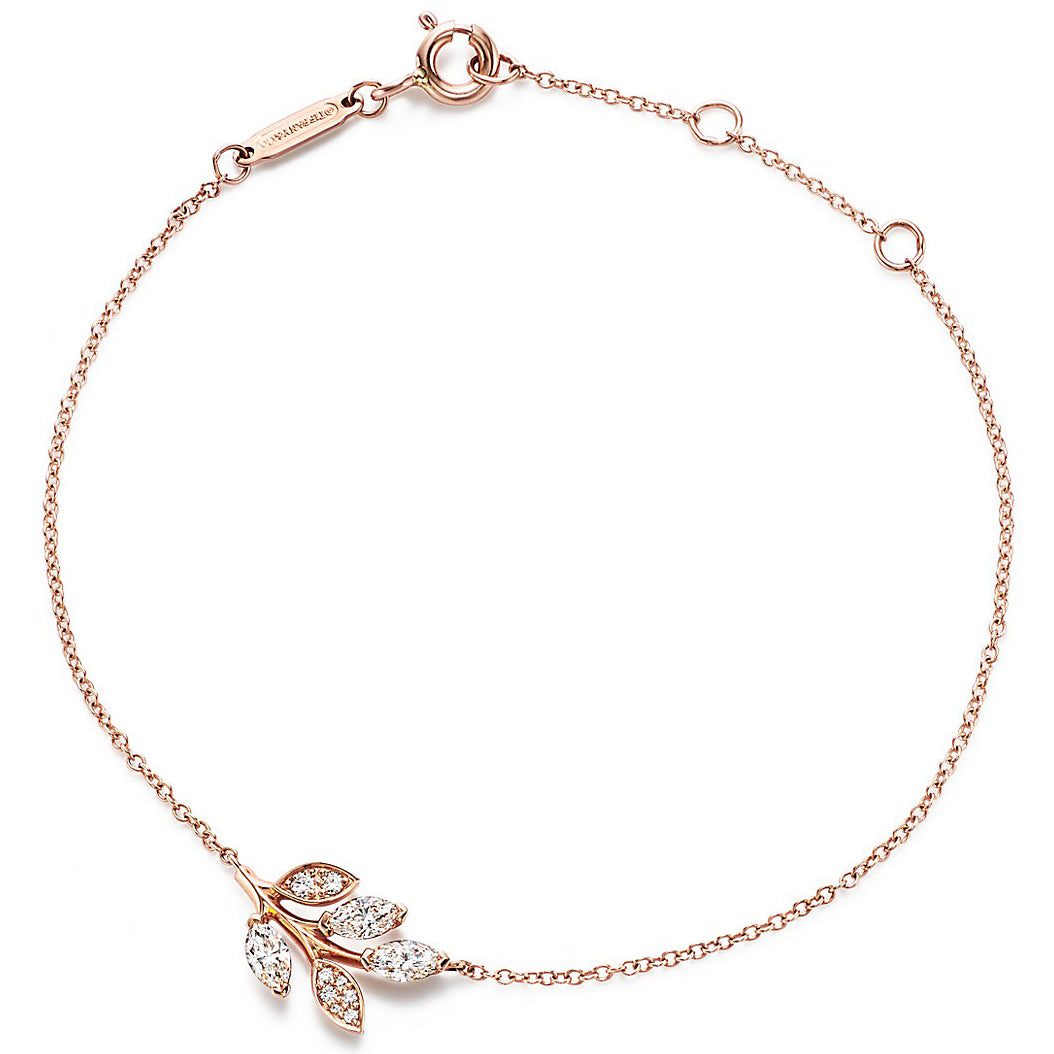 TIF78146181 Marquise diamond vine bracelet