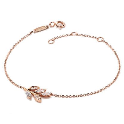 TIF78146181 Marquise diamond vine bracelet