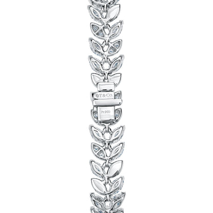 TIF67143639 Marquise round diamond vine bracelet