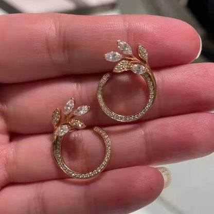 TIF39165825 ring marquise diamond vine stud earrings