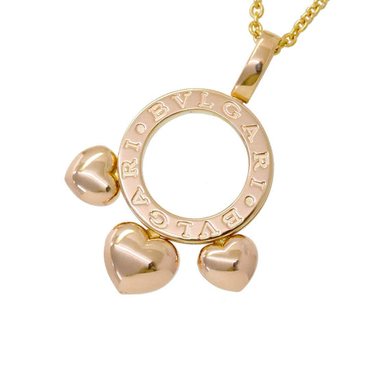 BGL-CL861313 light gold circle heart pendant